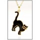 NECKLACE BLACK CAT